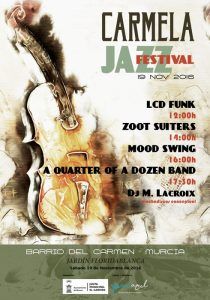 Cartel de Carmela Jazz Festival, 2016