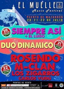 Cartel de El Muelle Music Festival, 2017