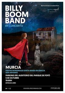 Cartel de Billy Boom Band, 2018