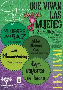 Cartel de Que vivan las mujeres, 2019