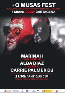 Cartel de Más que Musas Fest, 2020
