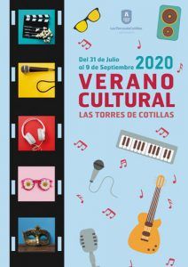 Cartel de Verano Cultural · Las Torres de Cotillas, 2020