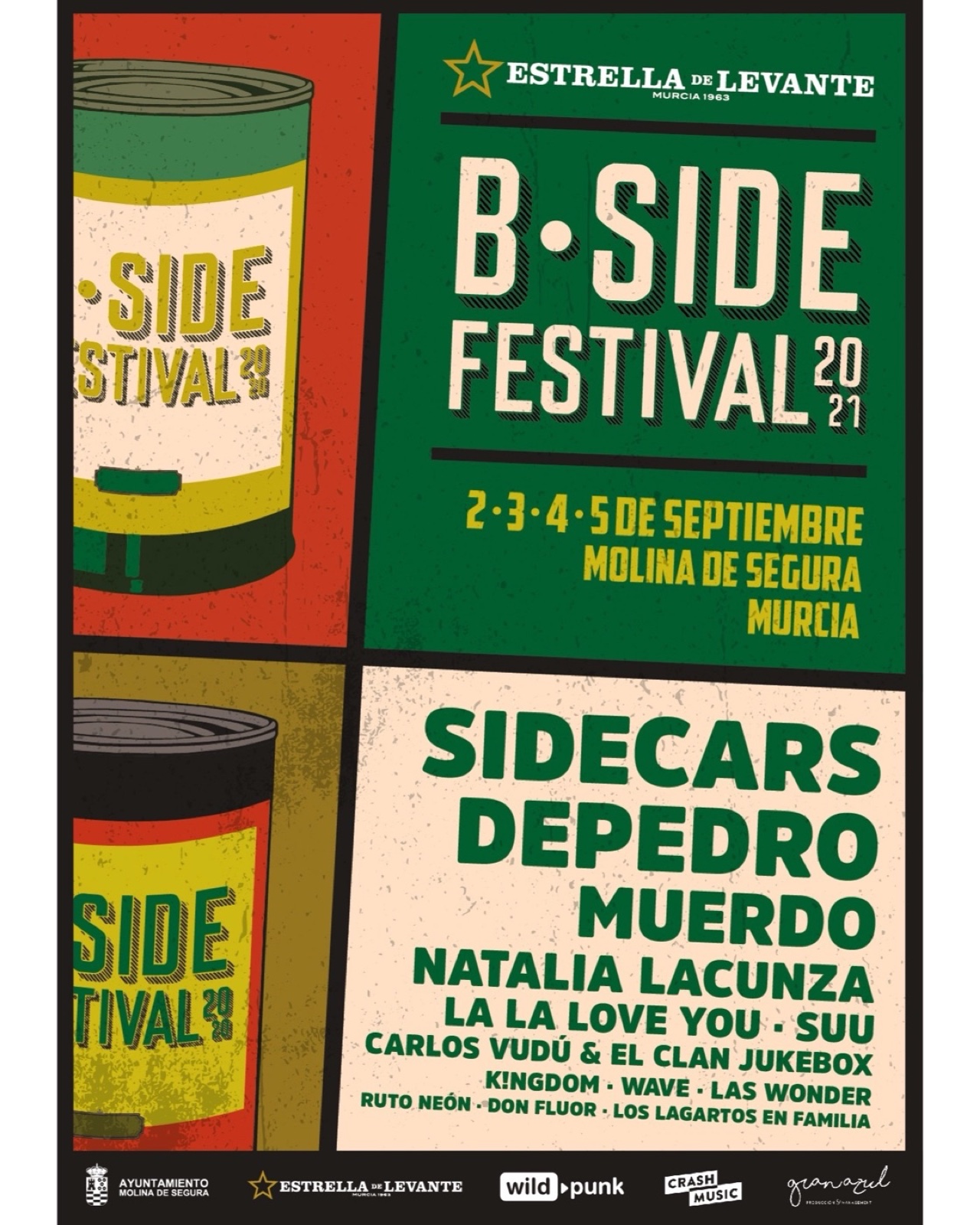 Cartel de B-Side Festival, 2021