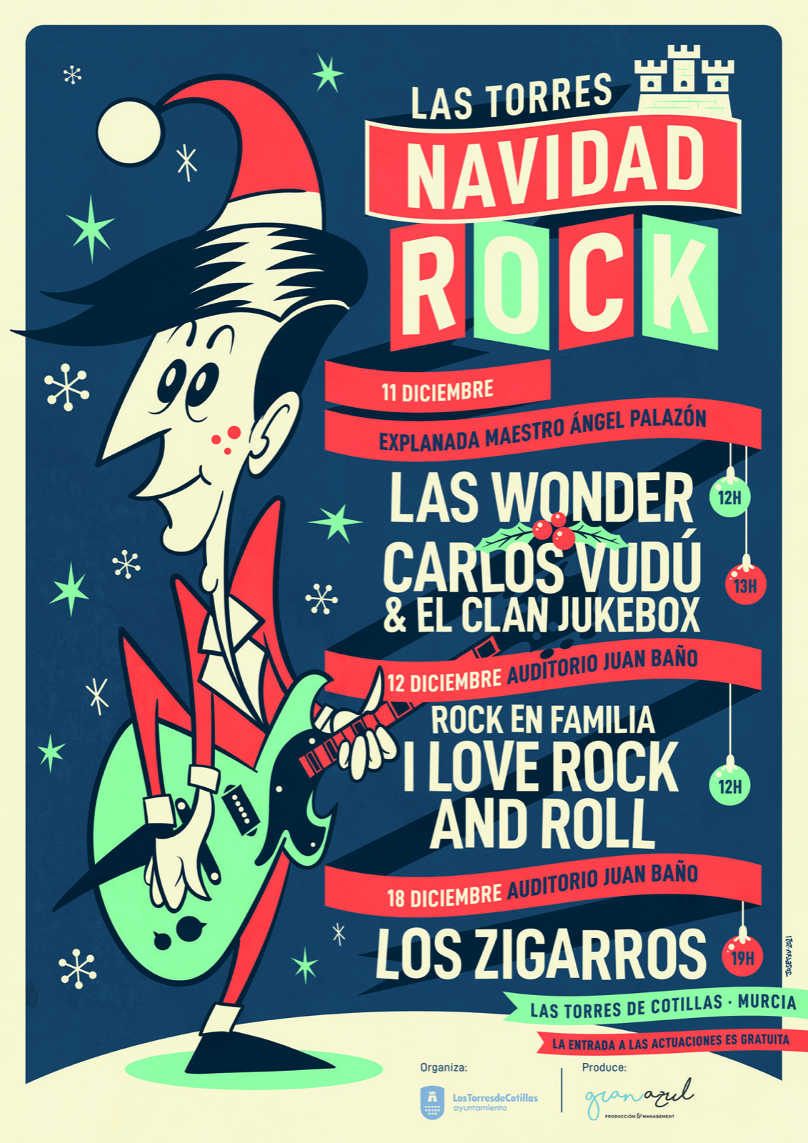 Cartel de Navidad Rock, 2021