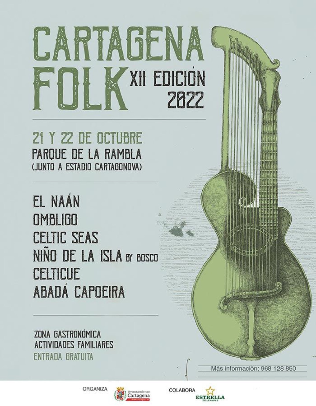 Cartel de Cartagena Folk, 2022