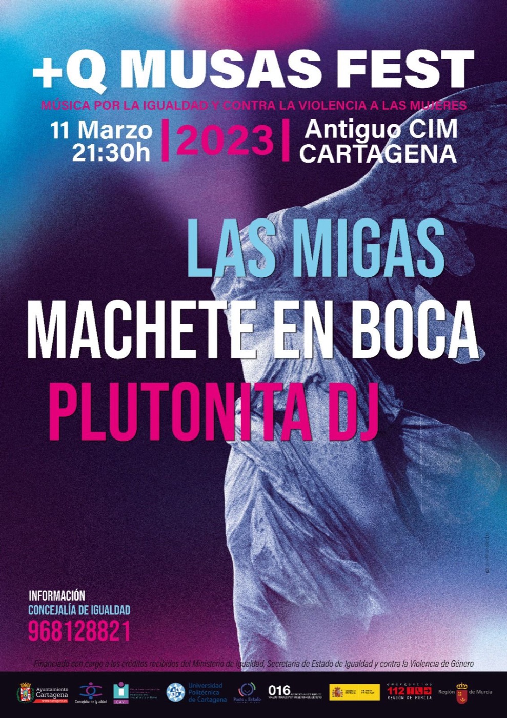 Cartel de Más que Musas Fest, 2023
