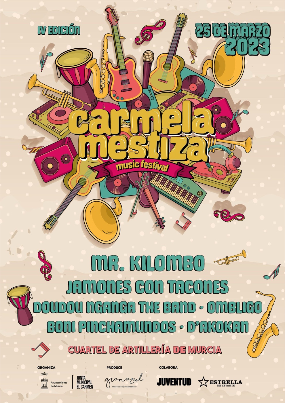 Cartel de Carmela Jazz Festival, 2023