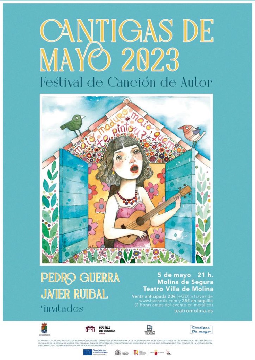 Cartel de Cantigas de Mayo, 2023