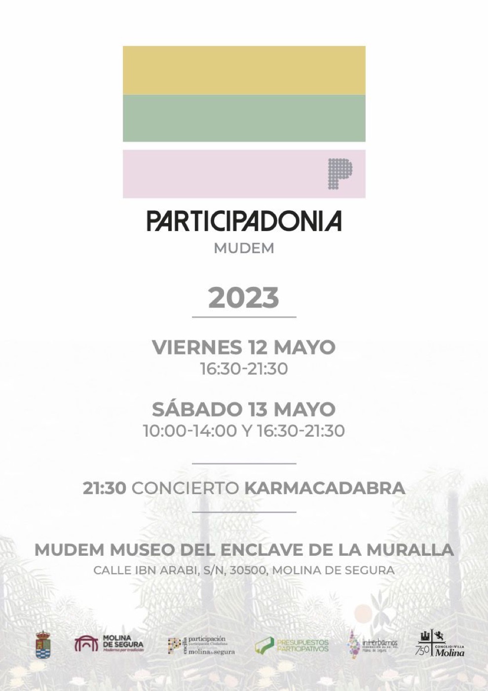Cartel de Participadonia, 2023