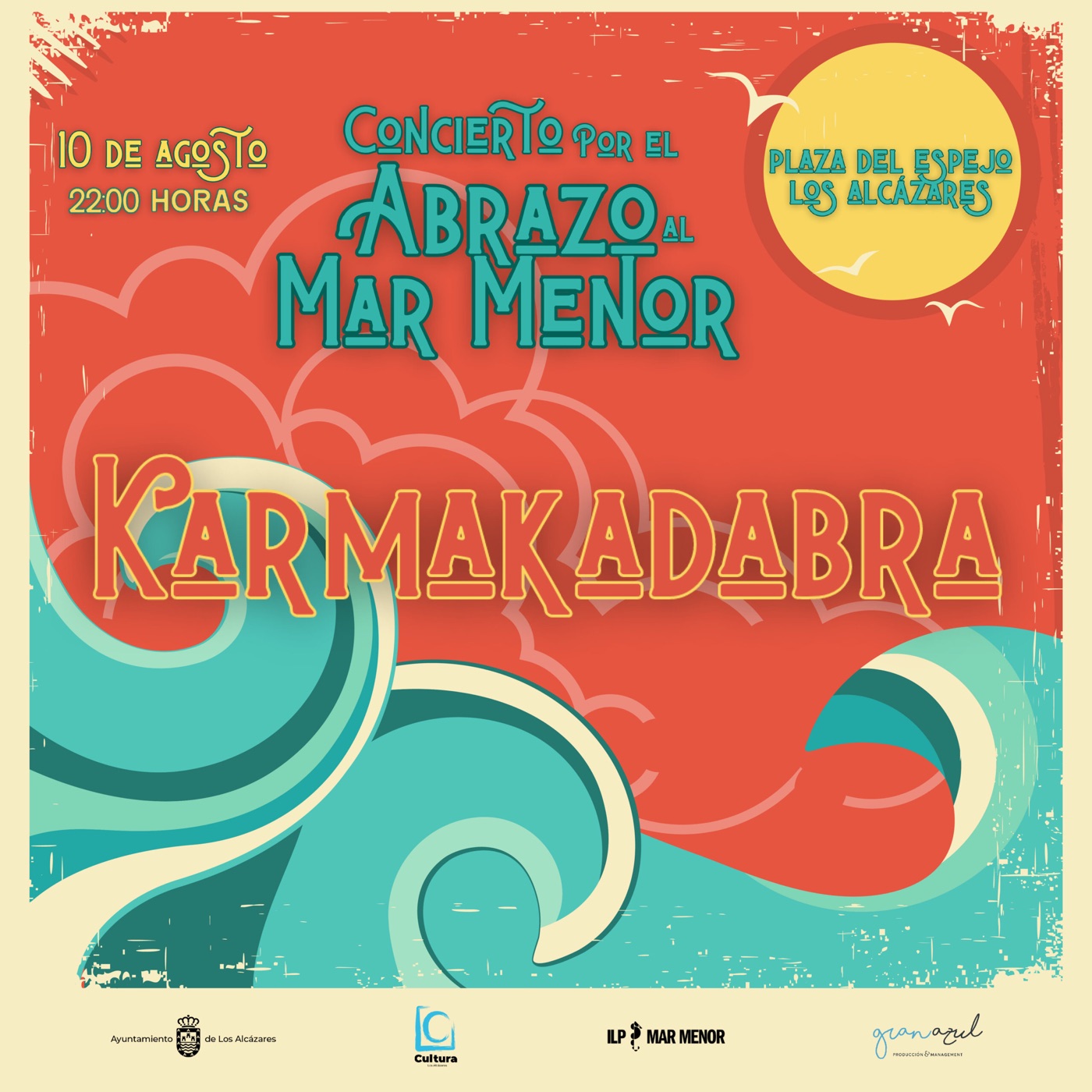 Cartel de Concierto por el Abrazo al Mar Menor, 2024
