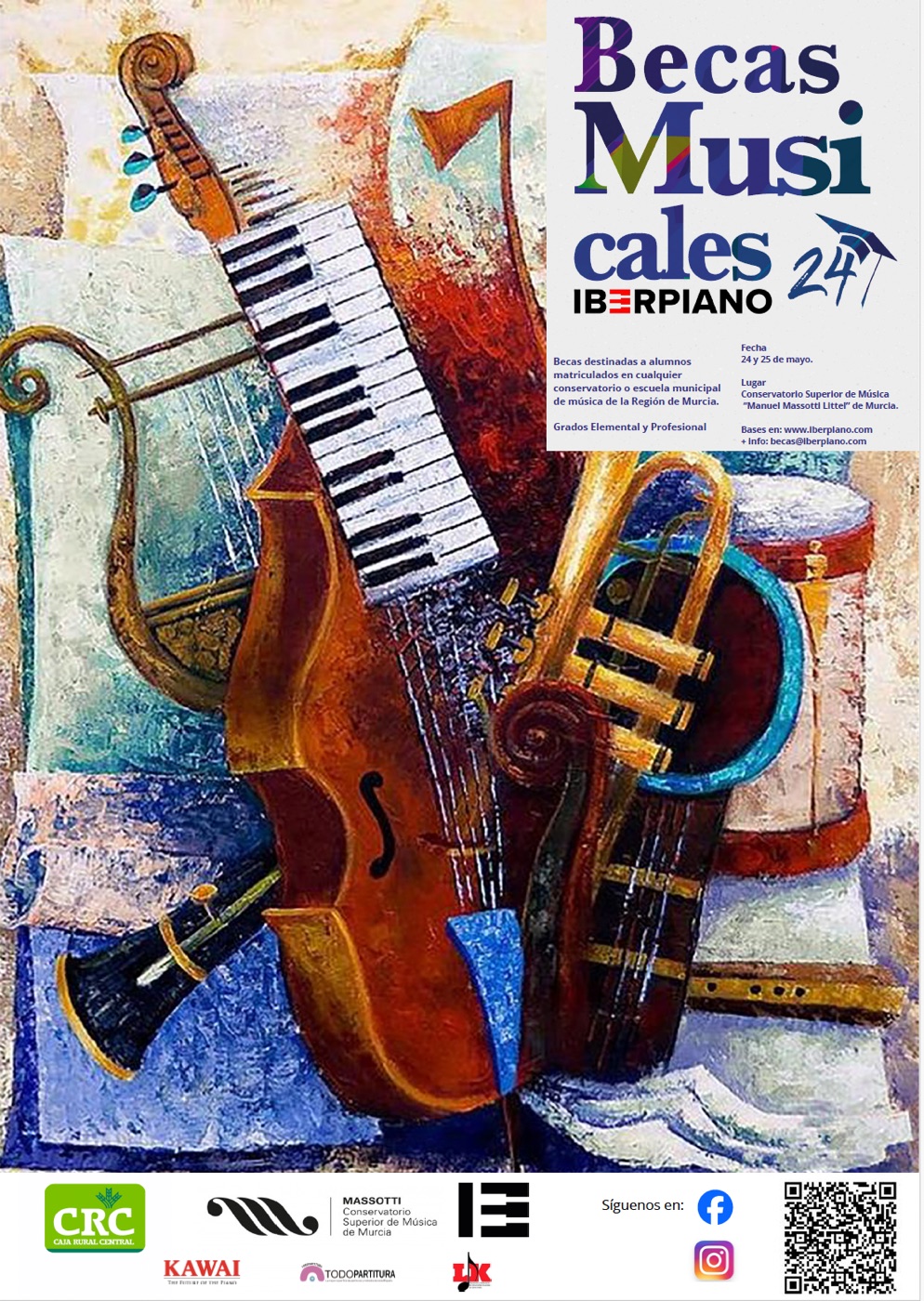 Cartel de Becas Musicales, 2024