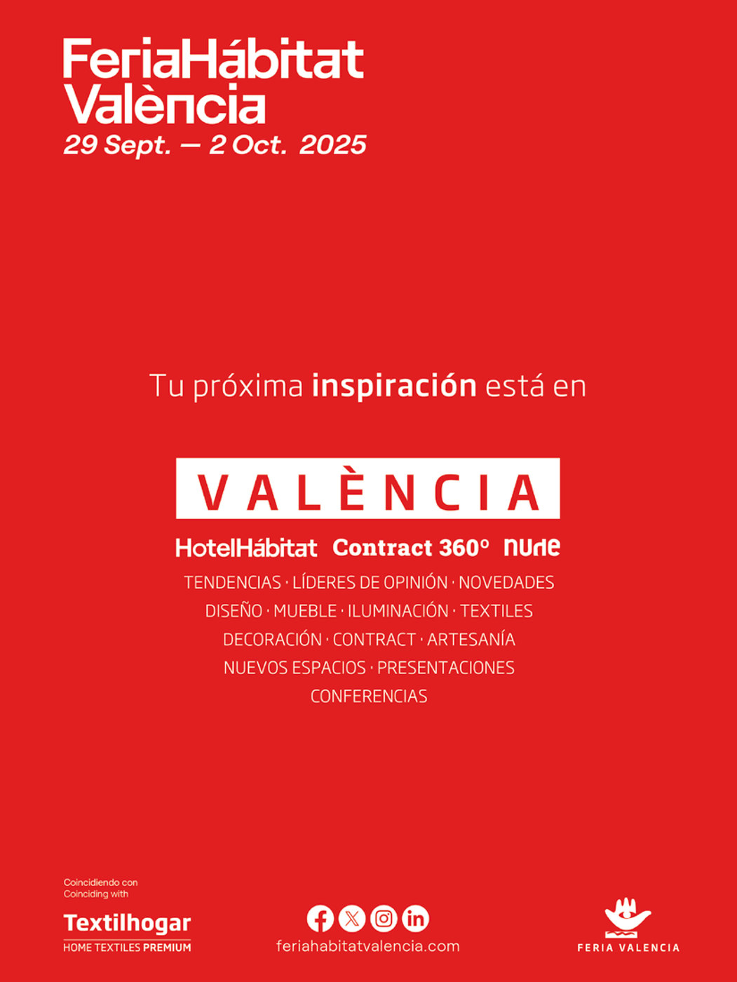 Cartel de Feria Hábitat València 2025