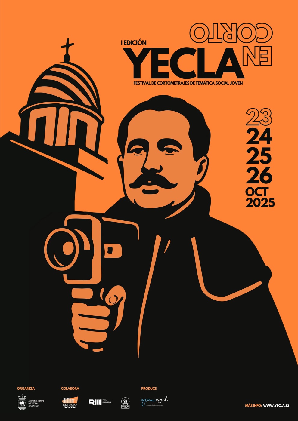 Cartel de Festival Yecla en Corto, 2025