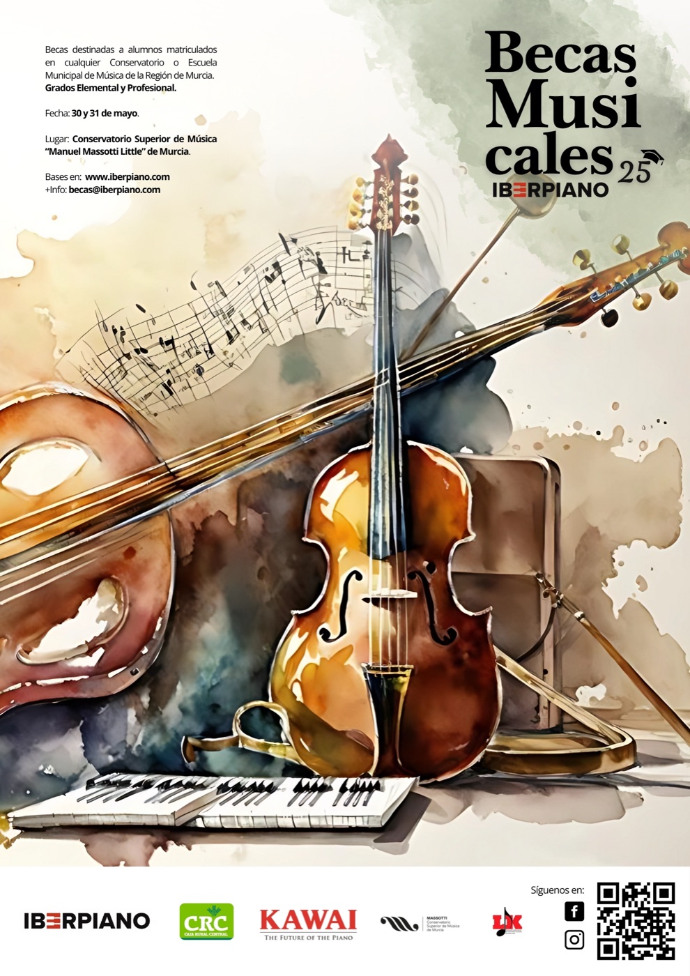 Cartel de Becas Musicales 2025, 2025